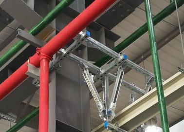 湘潭市该抗震支架的整体式支吊架结构协调性好